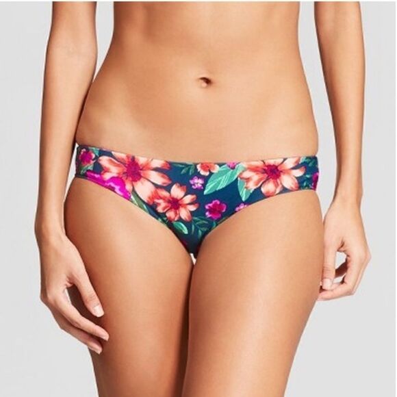 Tori Praver Seafoam Floral Print Cheeky Bikini - Picture 1 of 9